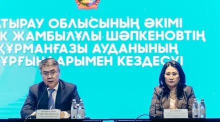 Серік Шәпкенов Құрманғазы ауданының тұрғындарымен кездесті
