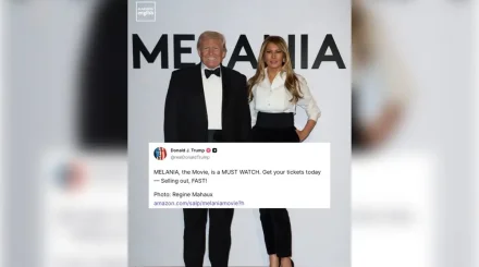 Трамптың әйелі түсірген «Мелания» деректі фильмі премьера күні рекордтық табыс тапты