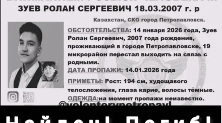 Петропавлда 20 күн бойы ізделген 18 жастағы жігіттің мәйіті орманнан табылды