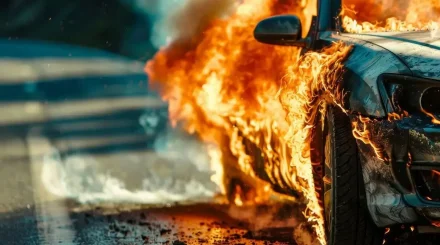 Павлодарда «сүйген қызының» қымбат көлігін өртеп жіберген жігіт  6,8 жылға сотталды