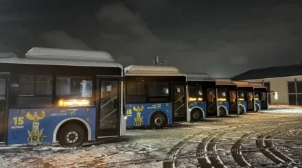 Қоғамдық автобустар жаңа Конституция жобасы туралы ақпарат тарату алаңына айналды