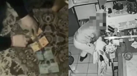 Кентау тұрғыны алтын сататын дүкенге емін-еркін кіріп, 9 млн теңгенің бұйымдарын алып кеткен (ВИДЕО)