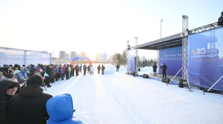 Астанада жаңа Конституцияға байланысты референдум қарсаңында Taldau Run өтті