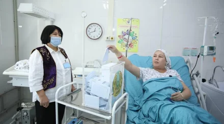 Маңғыстау облысында референдум күні туған сәбиге Атазаң есімі берілді (ВИДЕО)