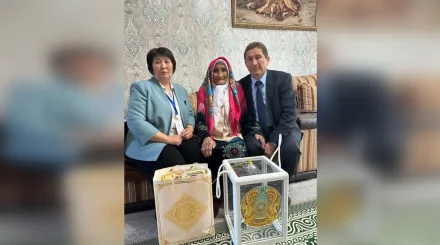 Қазақстандағы ең қарт әжей референдумда дауыс берді