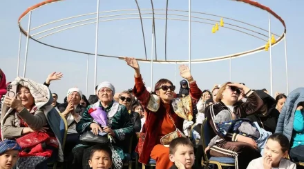 Ең үлкен шаңырақ: Алматыда Наурыз күндері әлемдік рекорд орнатылды
