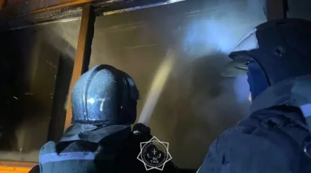 Талдықорғанда ірі зауыттан өрт шықты (ВИДЕО)