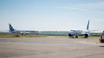 Қазақстанға жуырда ғана келген жаңа Boeing 737 MAX 8 ұшақтары Астана мен Шымкент арасында ұшып жүр