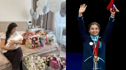 Паралимпиададан әлем чемпионы Ақмарал Науатбек сәбилі болды (ВИДЕО)