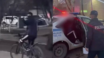 «Шашыңызды сипалайды»: Петропавл полициясы велосипедке мініп, қыздарды қорқытқан жас жігітті ұстады (ВИДЕО)