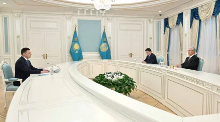 Тоқаев Еуразиялық даму банкінің басқарма төрағасы Николай Подгузовты қабылдады