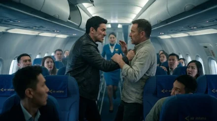 Air Astana ұшағында күртеше үшін төбелескен екі қырғыз азаматы төрт айға қамалып, 6 млн теңге айыппұл арқалады (ВИДЕО)