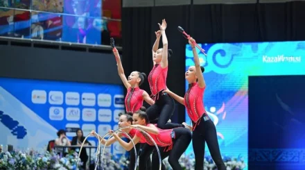 Казахстанские гимнастки завоевали серебро чемпионата Азии