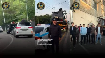 Последний звонок на штрафстоянке: полиция Алматы жестко наказала родителей выпускников за автокортеж