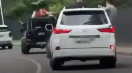 Автокортеж выпускников задержан в Алматы (ВИДЕО)