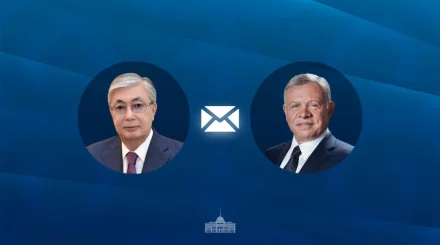 Токаев поздравил Короля Иордании