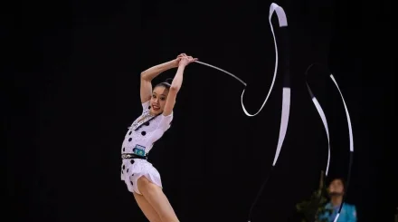 Казахстанские гимнастки собрали россыпь медалей на чемпионате Азии в Бишкеке