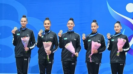 Гимнастки из Астаны взяли 15 медалей на чемпионате Азии