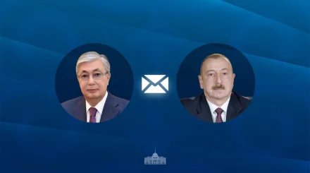 Токаев поздравил Алиева с Днем независимости Азербайджана
