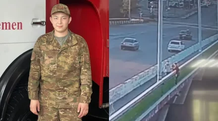 Сотрудник МЧС предотвратил трагедию на мосту в Усть-Каменогорске (ВИДЕО)