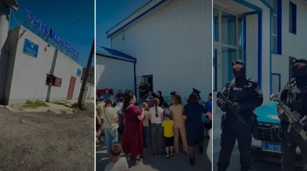 Ақтөбедегі түрме басшылығы балаларды «қонаққа шақырып», балмұздақ пен тәтті мақта таратқан (ВИДЕО)