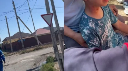 Мальчика на велосипеде ударило током из-за свисавшего провода в Атырау (ВИДЕО)