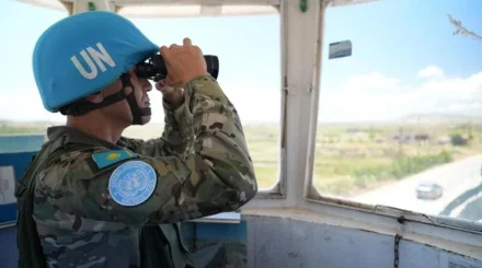 На Голанских высотах прошла ротация казахстанских миротворцев (ФОТО, ВИДЕО)