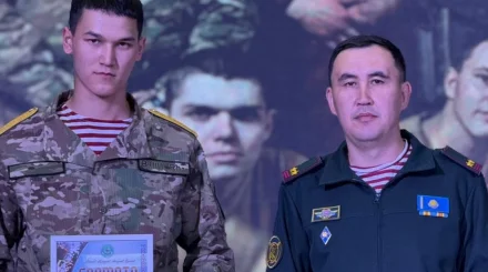 Увольняемых в запас гвардейцев чествовали в Акмолинской области