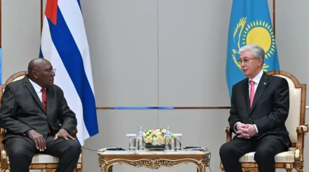 Қасым-Жомарт Тоқаев Куба Республикасының вице-президенті Сальвадор Вальдес Месамен кездесті