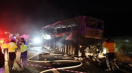 Смертельное ДТП с автобусом произошло в Турции