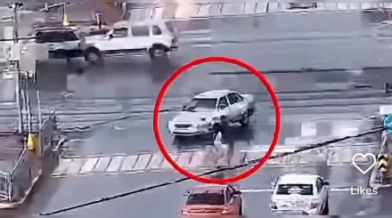Автомобиль сбил ребенка на «зебре» в центре Кокшетау