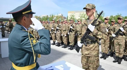 Вооруженные силы Казахстана полностью укомплектованы в рамках весеннего призыва