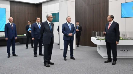 Президенту представили планы развития города Алатау до 2050 года