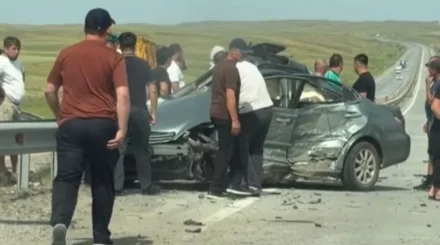 В остановившийся на дороге Lexus врезался Tank 500: страшное ДТП произошло на Кордайском перевале (ВИДЕО)
