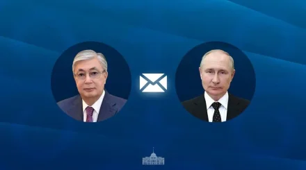 Токаев поздравил Путина с Днем России