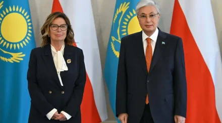 Президент Казахстана принял маршала сената Польши Малгожату Кидава-Блоньску