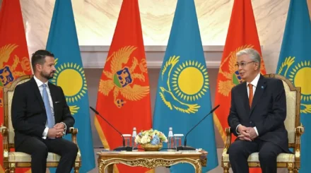 Қазақстан мен Черногория президенттері шағын құрамда келіссөз жүргізді