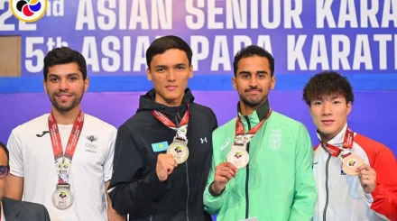 Казахстан вошел в тройку лучших команд чемпионата Азии по каратэ