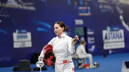 Впервые в истории: казахстанская шпажистка Ирина Бакалдина покорила чемпионат Азии