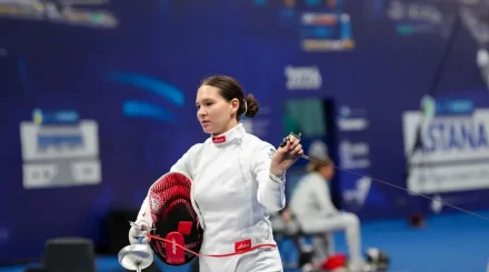Казахстанская фехтовальщица завоевала золото на чемпионате Азии в Индии