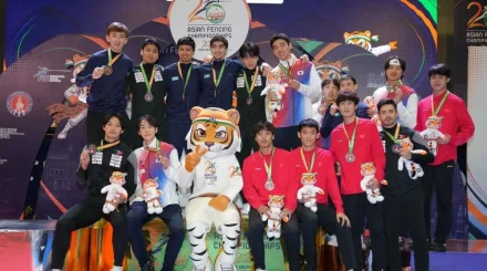 Алматинские саблисты стали бронзовыми призерами чемпионата Азии