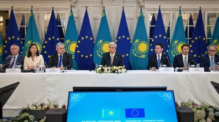 Глава государства выступил на круглом столе «Казахстан – ЕС»