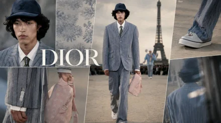 Казахстанец вышел на подиум Louis Vuitton в Париже