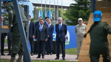 Президент посетил Военный колледж имени Шокана Уалиханова
