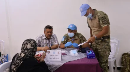 Казахстанские миротворцы оказали медицинскую помощь жителям Сирии