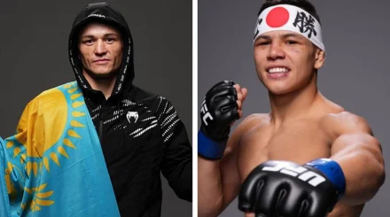 Где и когда смотреть бои казахстанцев Алмабаева и Алмахана на UFC в Баку