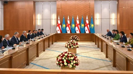 Мұнай, инвестиция және жасанды интеллект: Тоқаев пен Кобахидзе нені талқылады?