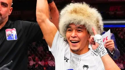 Асу Алмабаев ответил критикам после яркой победы в UFC