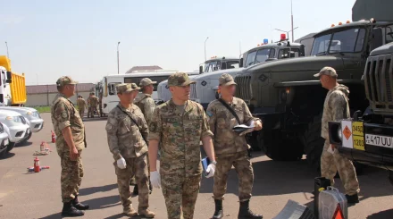 В Нацгвардии завершили ежегодный осмотр военной техники Казахстана (ВИДЕО)