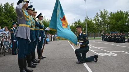 100 выпускников Военного колледжа имени Сагадата Нурмагамбетова пополнили ряды Вооруженных сил РК